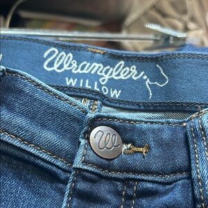 Wrangler women Willow High-Rise Dark Blue Jeans 7x32